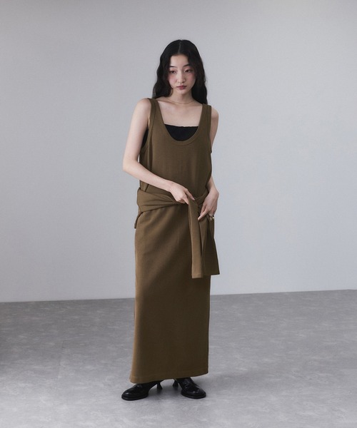 ADAM ET ROPE'（アダムエロペ） ワンピース 「サステナブル」Wフェイス