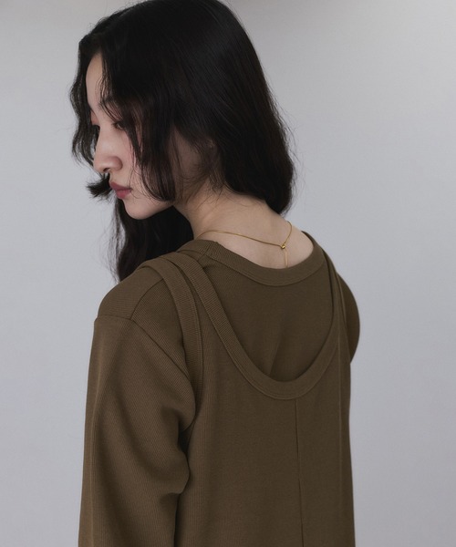 ADAM ET ROPE'（アダムエロペ） ワンピース 「サステナブル」Wフェイス