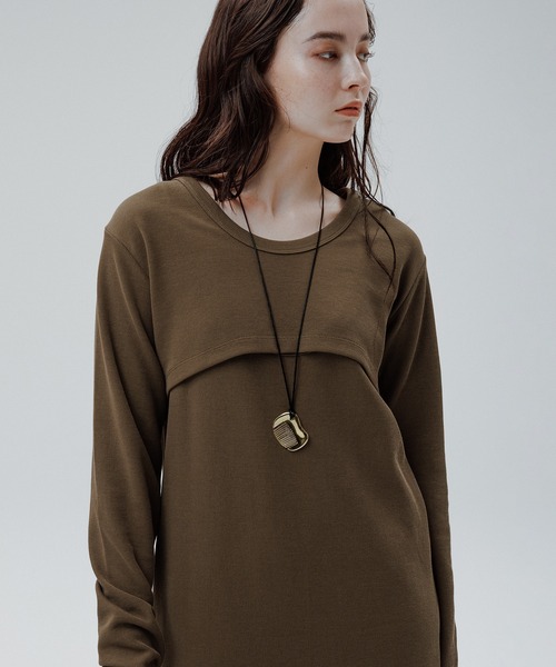 ADAM ET ROPE'（アダムエロペ） ワンピース 「サステナブル」Wフェイス