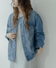 ノーカラーデニムジャケット　アーバンリサーチ、ソニーレーベル URBAN RESEARCH Sonny Label デニムジャケット gジャン ノーカラー