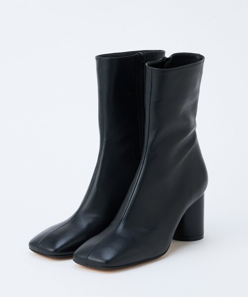 未使用に近い Whim Gazette 【Hoaw.】スクエアブーツ 23AW Whim Gazette｜【Hoaw.】スクエアショートブーツ | Rakuten Fashion