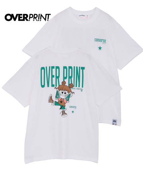 tシャツ 「over print」STREET GIRL TEE (ZERO ZERO HERO) レディース メンズ