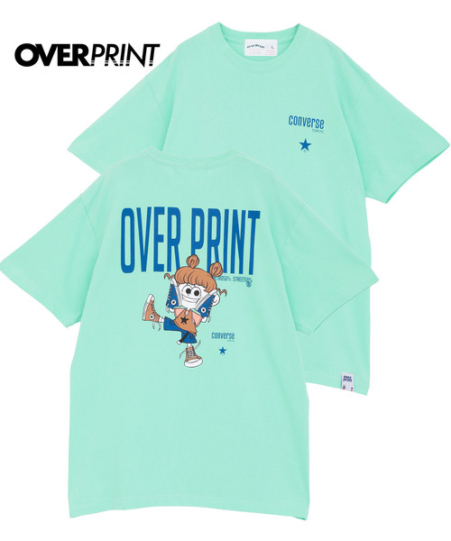 【限定品】OVER PRINT OVER×FLOWP ZERO over print（オーバープリント） tシャツ 「over print」STREET GIRL