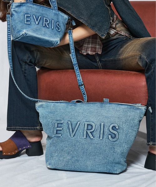 EVRIS（エヴリス） トートバッグ 「EVRIS/エブリス」ロゴエンボス