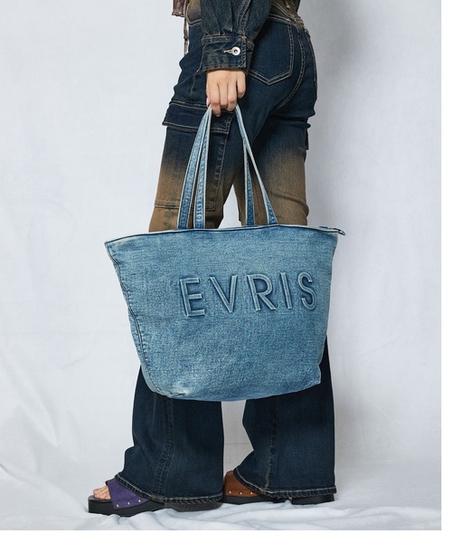 EVRIS（エヴリス） トートバッグ 「EVRIS/エブリス」ロゴエンボス