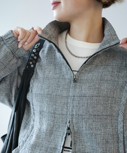 JOURNAL STANDARD LUXE コート アウター シルクMIXチェック