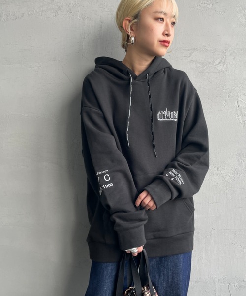 Manhattan Portage（マンハッタンポーテージ） パーカー ワンポイント