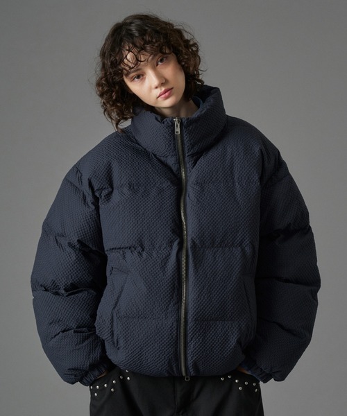 ONCILY（オンシェリー） ブルゾン アウター CHECKED PADDING STAND