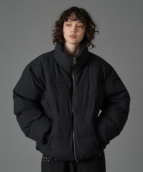 ONCILY（オンシェリー） ブルゾン アウター CHECKED PADDING STAND