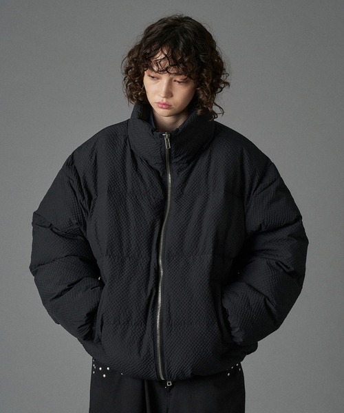 ONCILY（オンシェリー） ブルゾン アウター CHECKED PADDING STAND