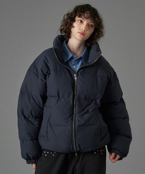 ONCILY（オンシェリー） ブルゾン アウター CHECKED PADDING STAND