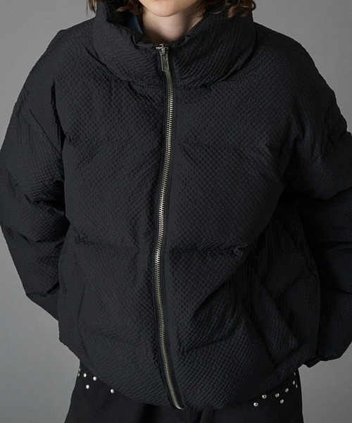 ONCILY（オンシェリー） ブルゾン アウター CHECKED PADDING STAND