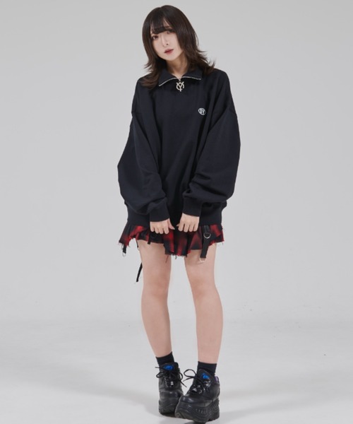 OY（オーワイ） トレーナー スウェット 「OY/オーワイ」LOGO ZIPPER