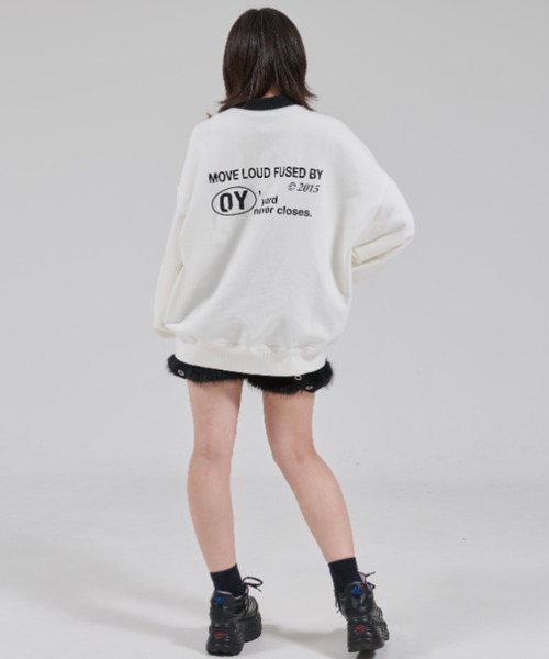 OY（オーワイ） トレーナー スウェット 「OY/オーワイ」LOGO ZIPPER