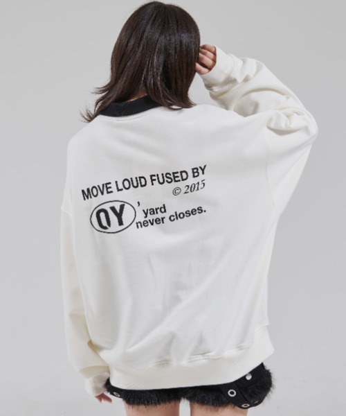 OY（オーワイ） トレーナー スウェット 「OY/オーワイ」LOGO ZIPPER
