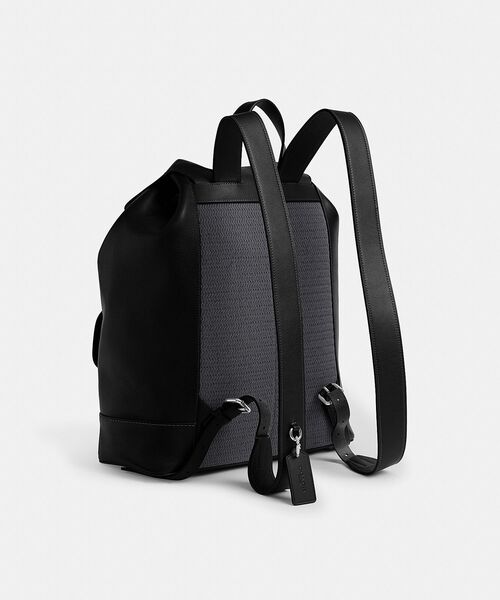 COACH 3WAY ビジネスバッグ リュック ナイロン レザー メンズ 黒 ヒッチ バックパック | COACH/コーチ | 三越伊勢丹オンラインストア