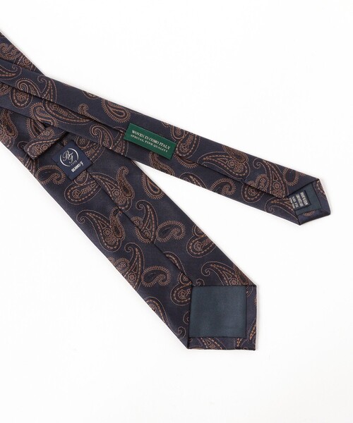 BEAMS F（ビームスF） ネクタイ シルク ペイズリー柄 ジャカード