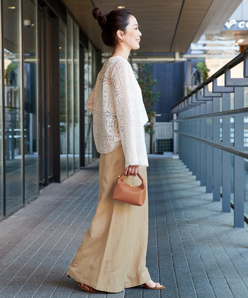 「B.C STOCK」 イージーパンツ FREE ベージュ系その他 レディース_画像3