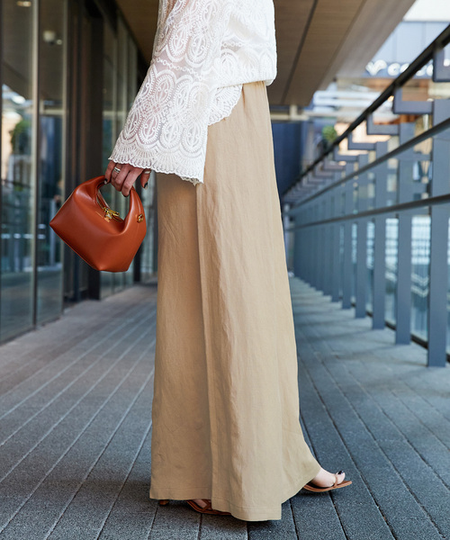 「B.C STOCK」 イージーパンツ FREE ベージュ系その他 レディース_画像6