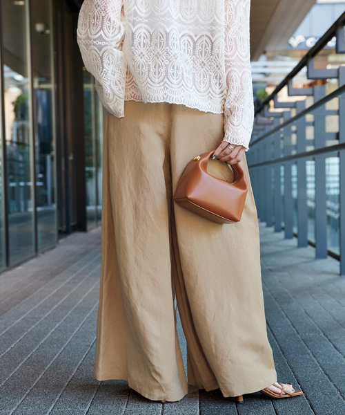 「B.C STOCK」 イージーパンツ FREE ベージュ系その他 レディース_画像7