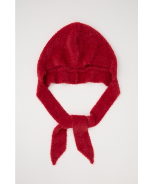 SLY（スライ） ニット帽 ニットキャップ SHAGGY RIBBON BALACLAVA