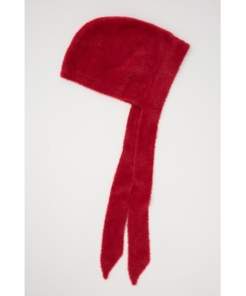 SLY（スライ） ニット帽 ニットキャップ SHAGGY RIBBON BALACLAVA