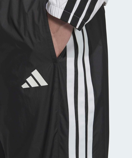 adidas（アディダス） パンツ スリーストライプス ルーズフィット 起毛