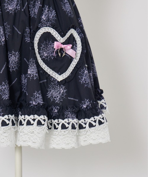 AVENCHUMU スカート Skull illustration print heart skirt : ZOZOTOWN