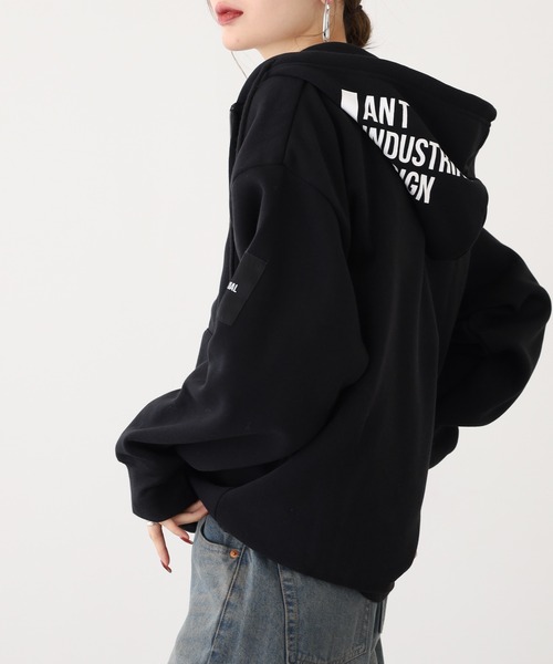 ラッセルノ SMILE MASK HOODIE / 裏起毛 ロゴ刺繍 ワッペン ラッセルノ SMILE MASK HOODIE / 裏起毛 ロゴ刺繍 ワッペン 【公式通販】