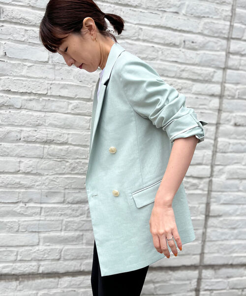 「NOLLEY'S」 テーラードジャケット 36 ベージュ レディース_画像5