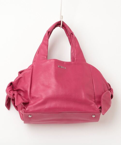 美品 フルラ 赤 ピンク レザー トートバッグ ハンドバッグ軽量 クロコダイル風 FURLA 「FURLA」 トートバッグ - ピンク レディース : ZOZOTOWN Yahoo