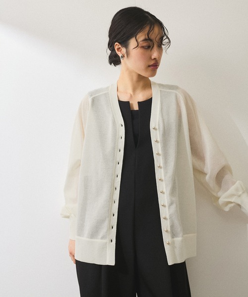 ADAM ET ROPE'（アダムエロペ） カーディガン FREE オフホワイト