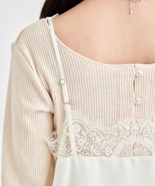 mystic（ミスティック） キャミソール 「新色ピンクが登場！」レース