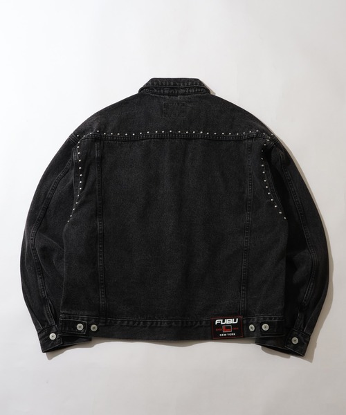 FUBU（フブ） デニムジャケット gジャン Studs Denim Jacket