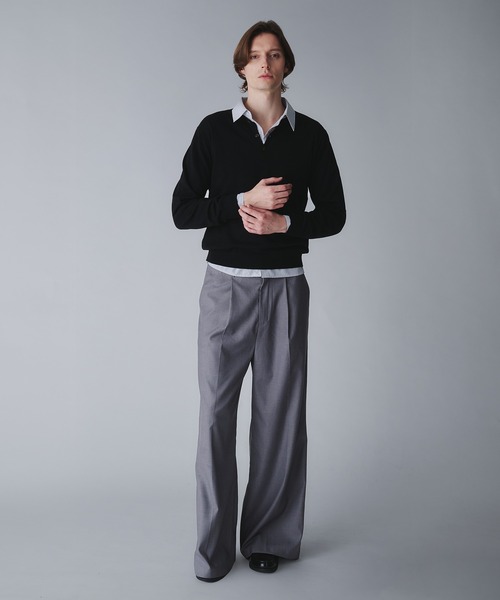 Regen Glanz セーター ニット wool blend henryneck cropped knit