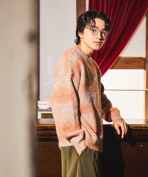 niko and…（ニコアンド） セーター ニット グラデーションニットプル