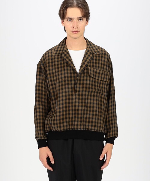 HAVERSACK（ハバーサック） シャツ HAVERSACK ATTIRE リネン プル