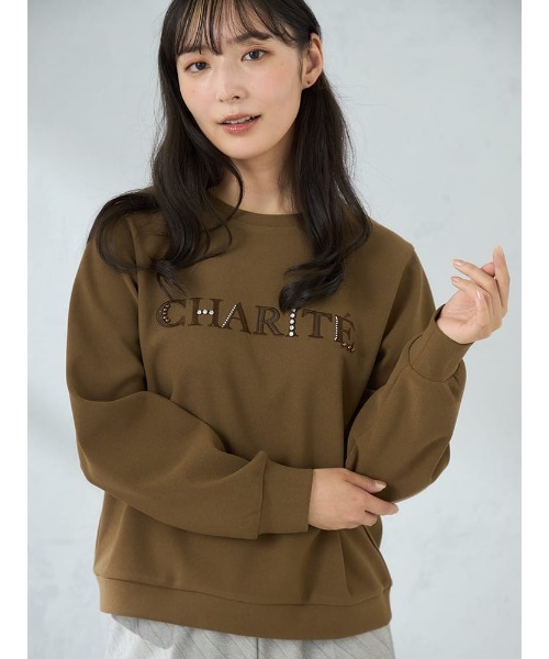 tシャツ 「WEB限定」ビジュー刺繍プルオーバー FURRY レディース 