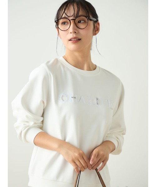 tシャツ 「WEB限定」ビジュー刺繍プルオーバー FURRY レディース