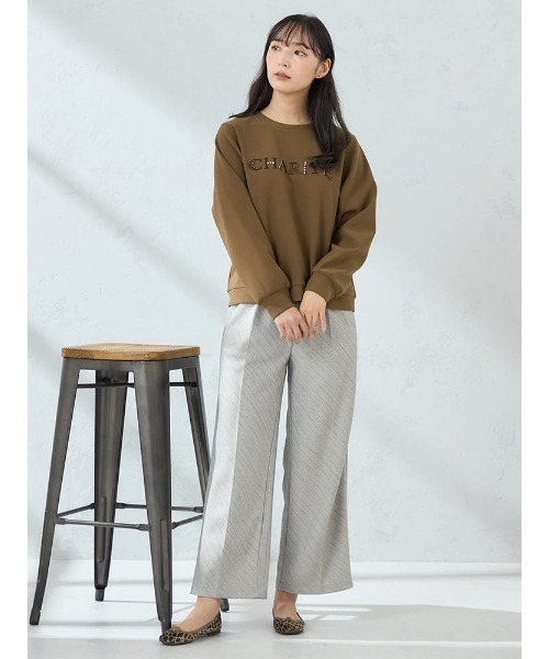 tシャツ 「WEB限定」ビジュー刺繍プルオーバー FURRY レディース 