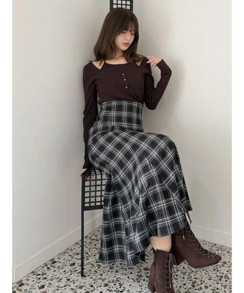 MERCURYDUO（マーキュリーデュオ） スカート バックレースアップ