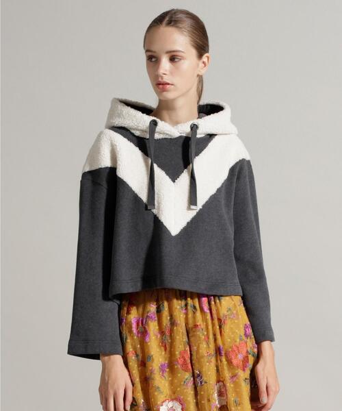 「GRACE CONTINENTAL」 プルオーバーパーカー 36 ブラック レディース_画像2