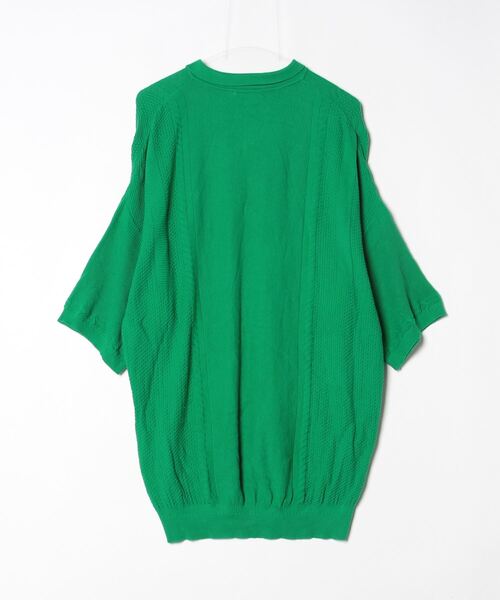 「YASHIKI」 半袖ニット 2 グリーン メンズ_画像2