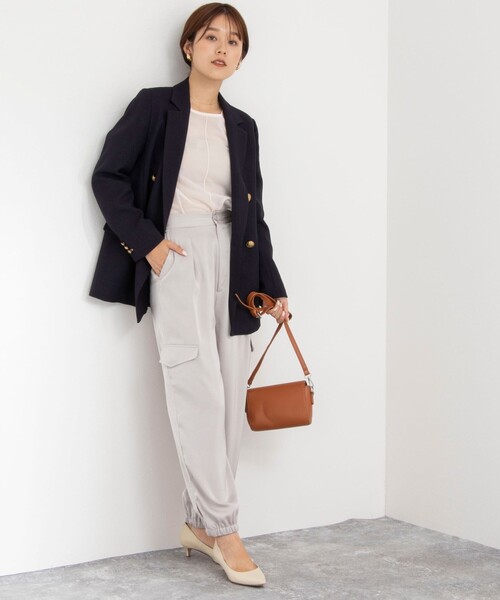 「NOLLEY'S」 テーラードジャケット 36 ネイビー レディース_画像3