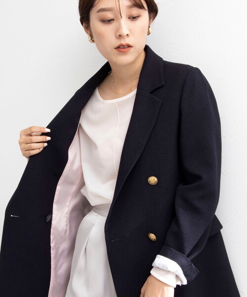 「NOLLEY'S」 テーラードジャケット 36 ネイビー レディース_画像7