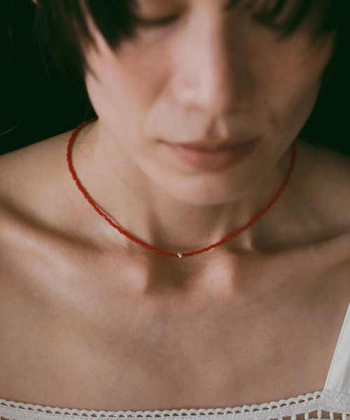 anuke（アンヌーク） ネックレス Color Beads Necklace レディース