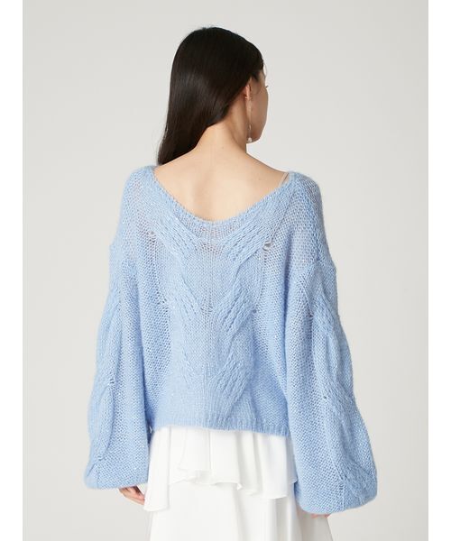 モンクレール アルパカ ケーブル編み ニットセーター サイズS アイボリー ニット セーター 「サイズ展開あり」ヴィンテージライクケーブルニット