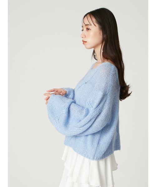 モンクレール アルパカ ケーブル編み ニットセーター サイズS アイボリー FRAY I.D（フレイ・アイディー） ニット セーター アルパカ