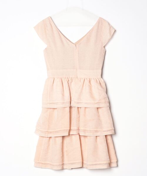 「CORTES WORKS」 ノースリーブワンピース 36 ベージュ レディース_画像2