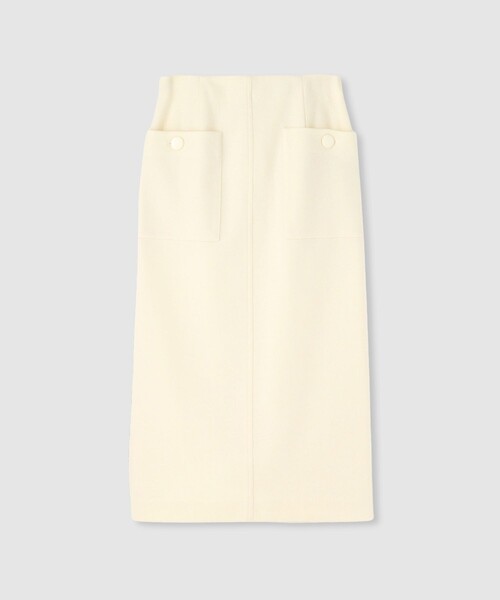 allureville（アルアバイル） スカート カラーメルトン釦付タイト